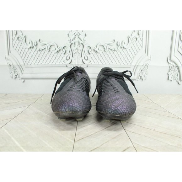 Nike Kid's ACC Jr Phantom Venom Elite FG Black Purple Soccer Cleats Size 5.5Y - Picture 4 of 9